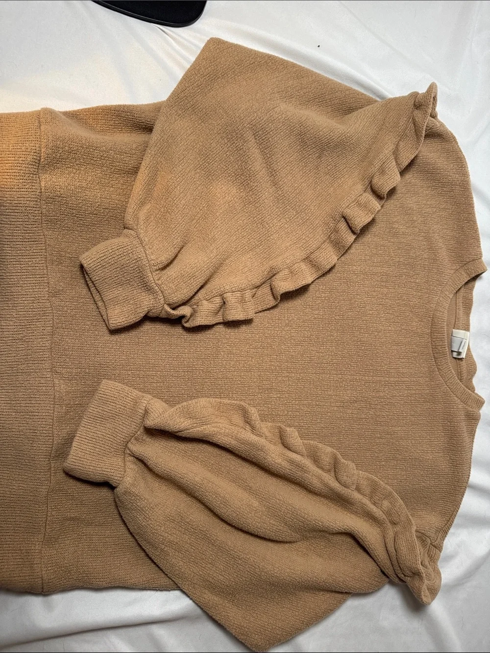 a new day Neutral Beige Crewneck Sweater - Picture 3 of 4